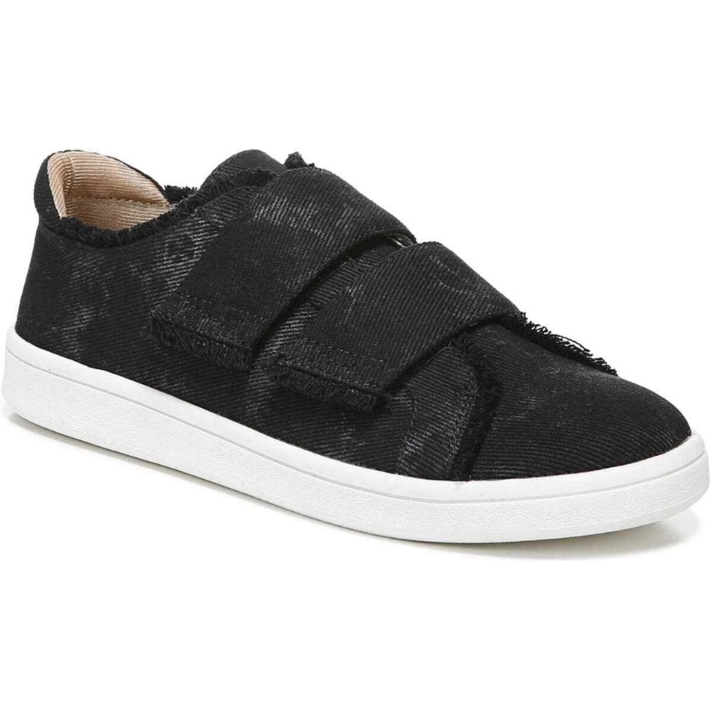 Life Stride Black Canvas Velcro Sneakers Women’s 8 Wide NEW NWOT